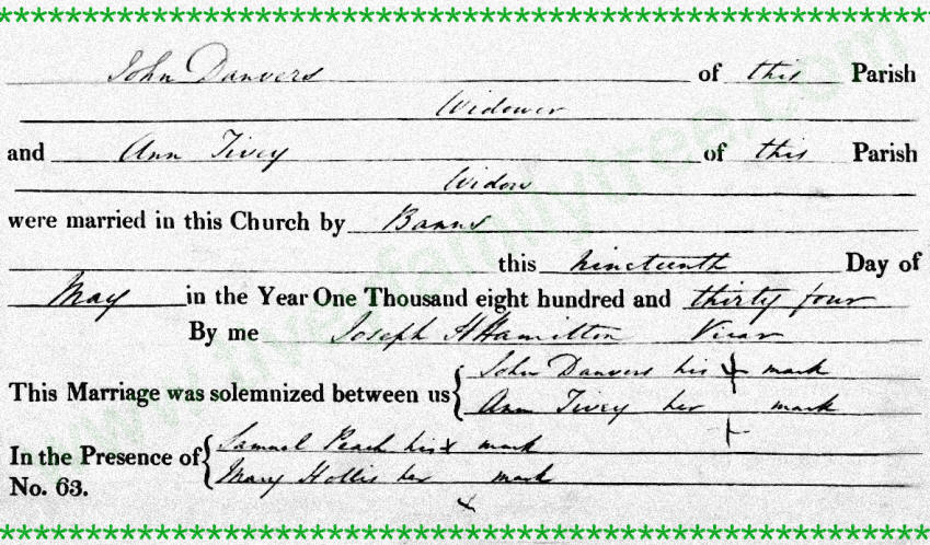 Ann-Tivey-Nee-Heatherley-And-John-Danvers-Marriage-Certificate