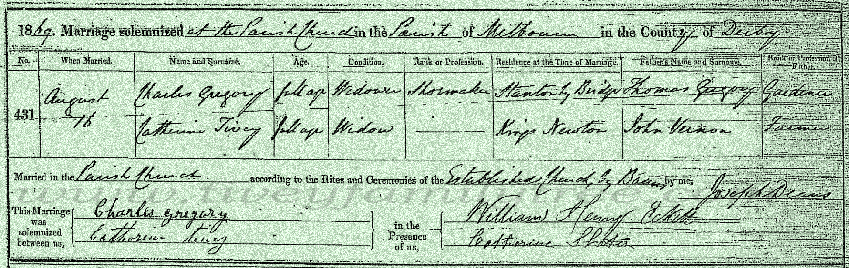 Catherine-Tivey-Vernon-Charles-Gregory-Marriage