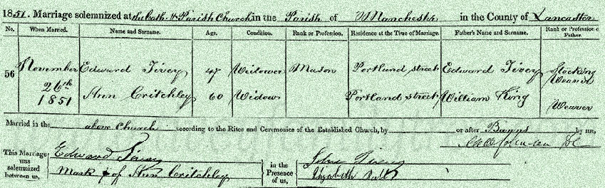Edward-Tivey-and-Ann-Critchley-Marriage-Certificate