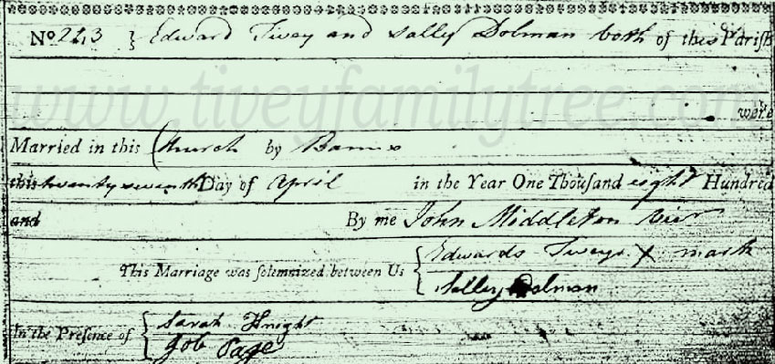 Edward-Tivey-and-Sally-Dolman-Marriage-Certificate