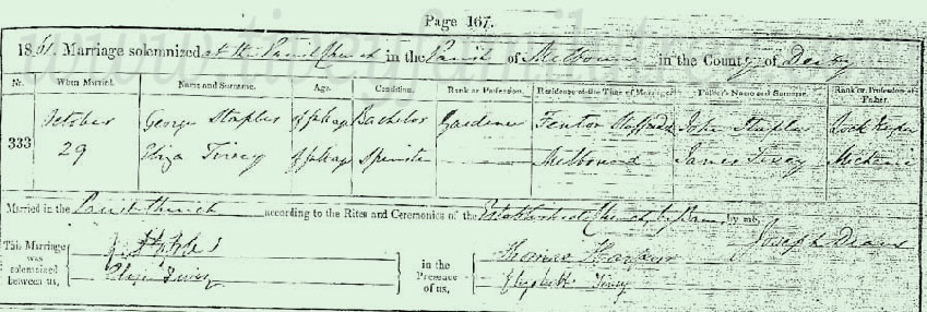 Eliza-Tivey-George-Staples-Marriage-Certificate