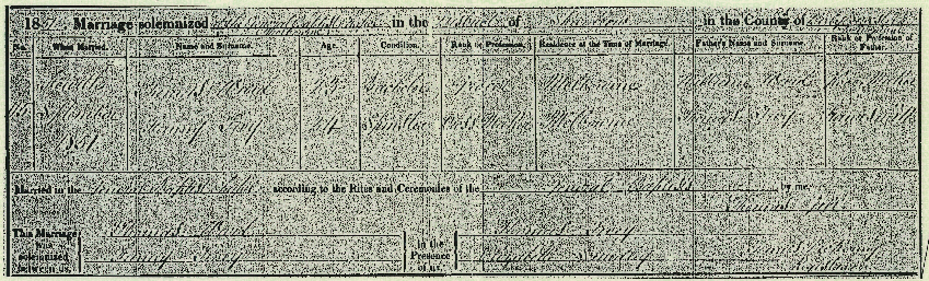 Fanny-Tivey-and-Thomas-Ward-Marriage-Certificate