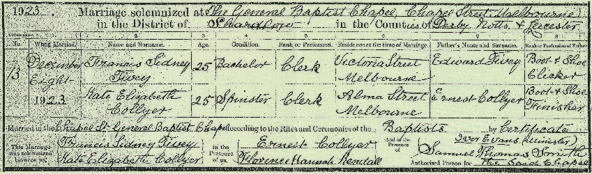 Francis-Sidney-Tivey-and-Kate-Elizabeth-Collyer-Marriage-Certificate