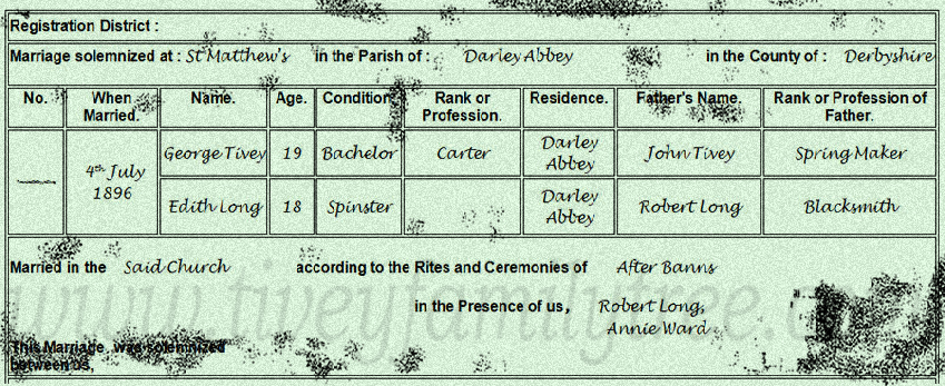 George-Tivey-And-Edith-Long-Marriage-Certificate