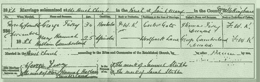 George-Tivey-and-Mary-Hannah-Hallam-Cumberland-Marriage-Certificate