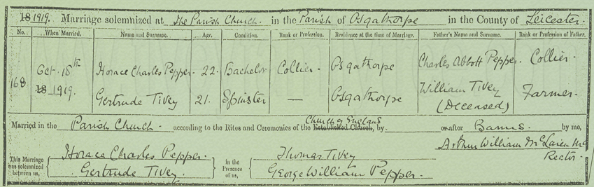 Gertrude-Tivey-and-Horace-Charles-Pepper-Marriage