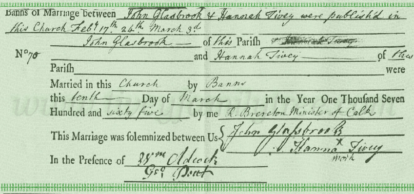 Hannah-Tivey-and-John-Glasbrook-Marriage-Certificate