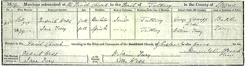 Jane-Tivey-And-Frederick-Wedd-Marriage-Certificate