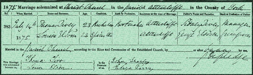 Thomas-Tivey-and-Louisa-Elson-Marriage-Certificate